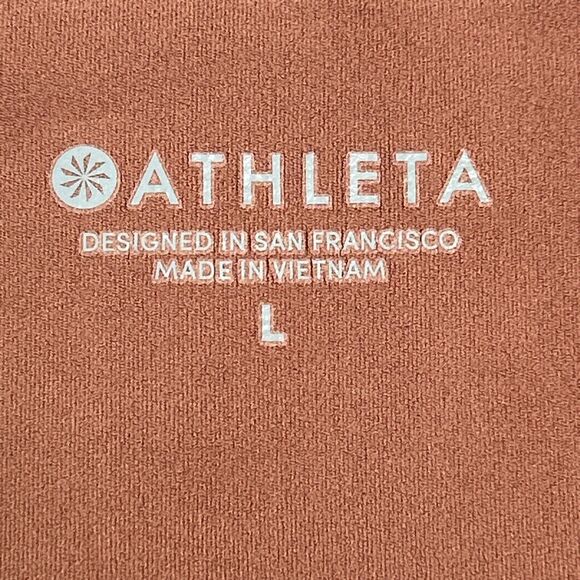 Athleta Women's Size L Elation 7/8 Tight Leggings Rose Pink 293142 - Picture 4 of 7